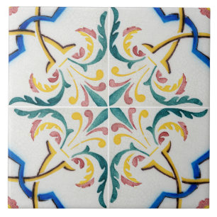 Traditional Portuguese glazed  Tile