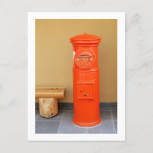 Traditional Post Box: Japan Postcard