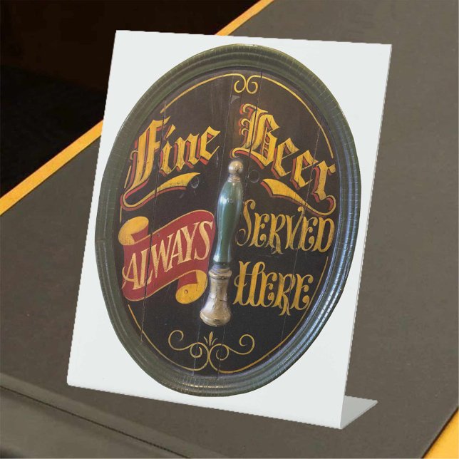 Traditional Real Ale or Beer Pub Bar Pedestal Sign (Creator Uploaded)