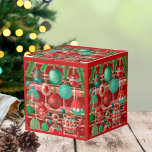 Traditional Red Green Plaid Holiday Favour Box<br><div class="desc">Enhance your holiday celebrations with the "Traditional Red and Green Plaid Holiday" design, perfect for adding a festive touch to your home and gifts. This classic design features beautifully illustrated ornaments against a timeless plaid background, making it ideal for wrapping paper, cocktail napkins, gift bags, paper plates, and home decor...</div>