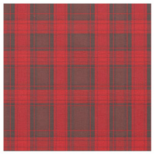 Traditional Red Plaid Tartan Modern Collection Fabric