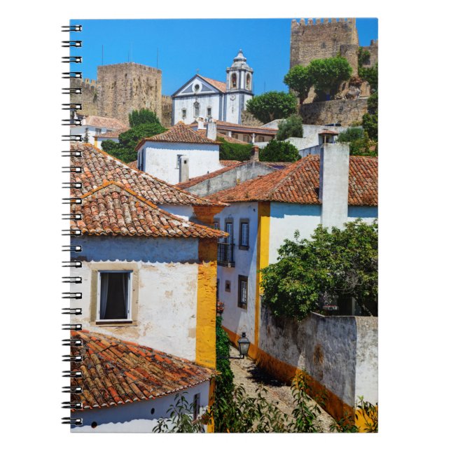 Traditional Red Roof Houses | Portugal Notebook (Front)