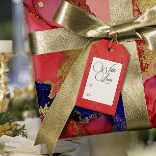 Traditional Red With Love Gift Tags