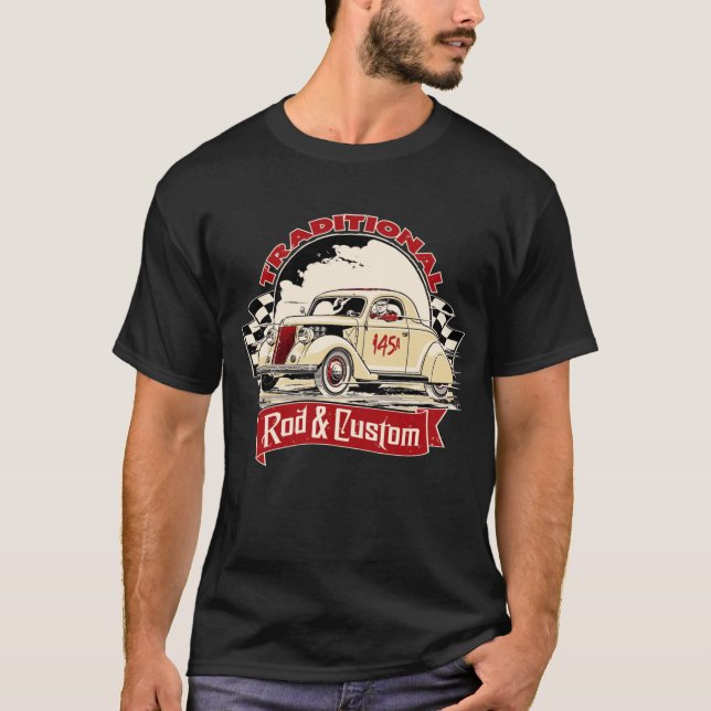 Traditional Rod & Custom T-Shirt (Front)