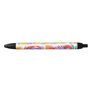 traditional Romanian decor Black Ink Pen