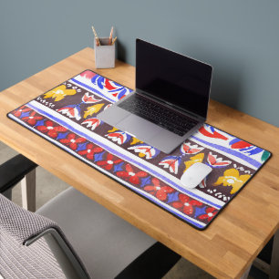 traditional Romanian decor Desk Mat