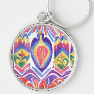 traditional Romanian decor Key Ring