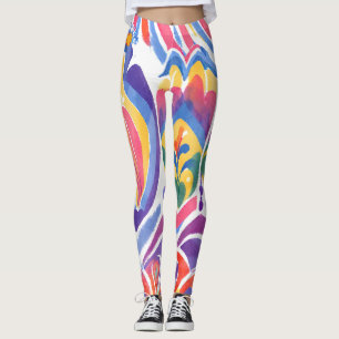 traditional Romanian decor Leggings