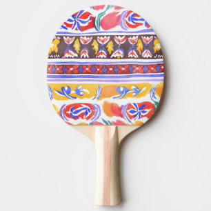 traditional Romanian decor Ping Pong Paddle