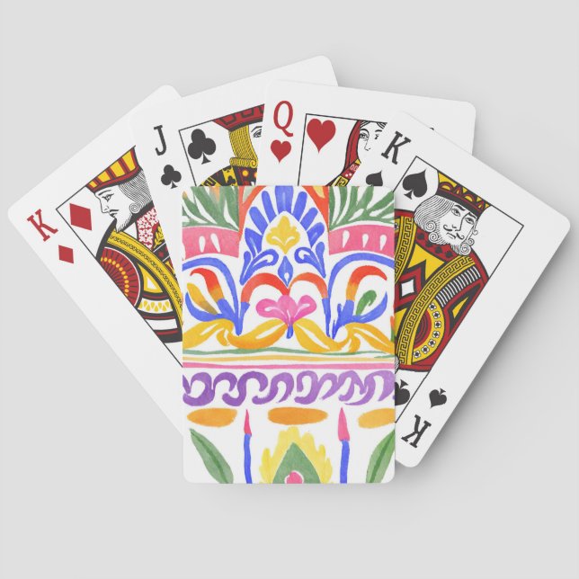 traditional Romanian decor Playing Cards (Back)
