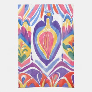 traditional Romanian decor Tea Towel