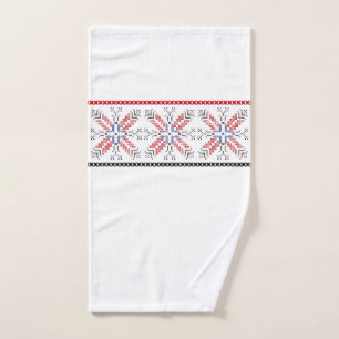 Traditional Romanian folk art motifs  Romania 1 Hand Towel