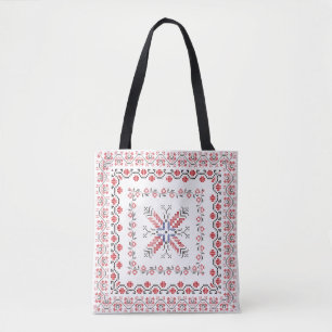 Traditional Romanian folk art motifs  Romania 4 Tote Bag