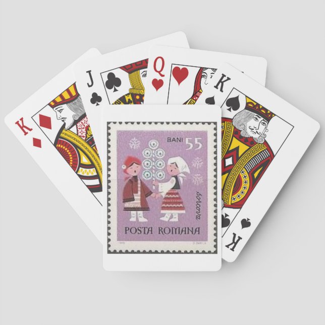 Traditional Romanian Playing Cards (Back)