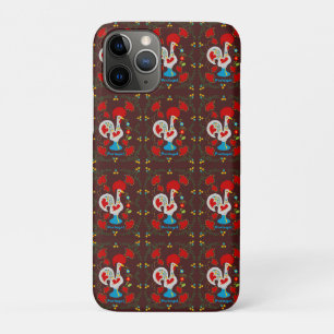 Traditional rooster of Barcelos in white iPhone 11 Pro Case