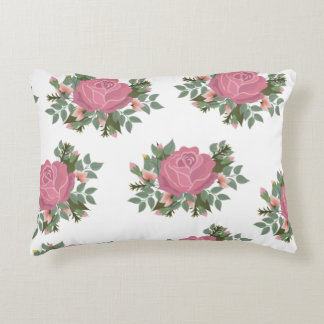 Traditional Rose posy Decorative Cushion
