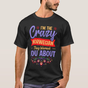 Traditional Rosemaling Norway Design for a Norwegi T-Shirt