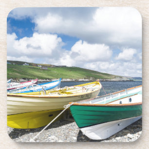 Traditional rowboats coaster