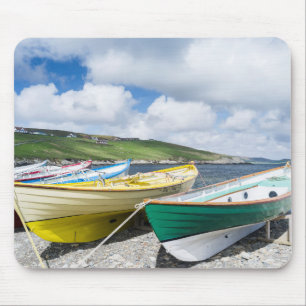 Traditional rowboats mouse mat