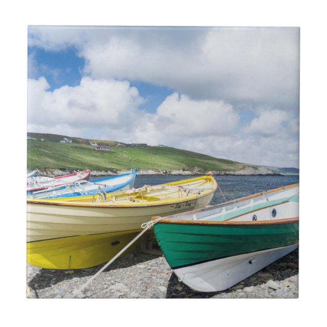 Traditional rowboats tile (Front)