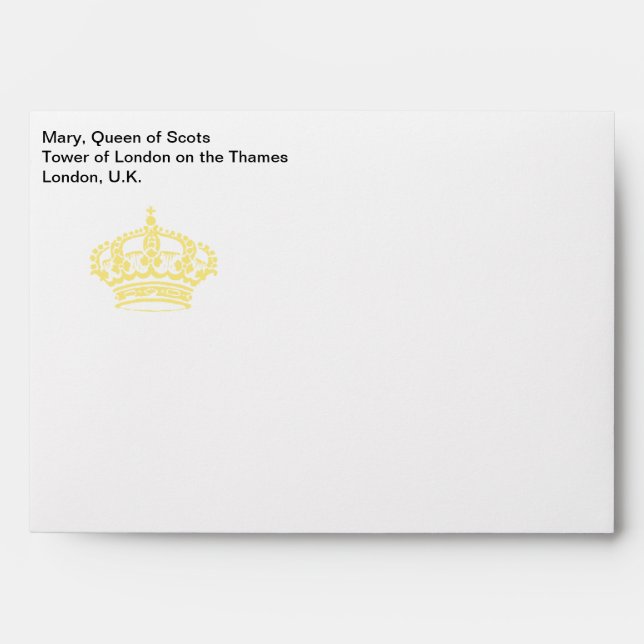 Traditional Royal Crown Envelopes (Front)