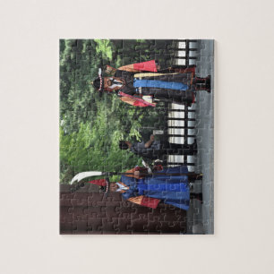 Traditional Royal Palace Guards, South Korea Jigsaw Puzzle