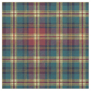 Traditional Royal Scottish Tartan Plaid Pattern Fabric