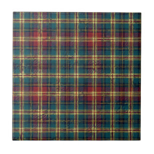 Traditional Royal Scottish Tartan Plaid Pattern Tile