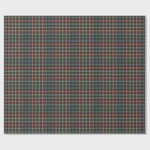 Traditional Royal Scottish Tartan Plaid Pattern Wrapping Paper
