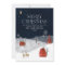 Traditional Rustic Navy Red Winter Merry Christmas