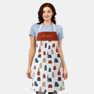 Traditional Rustic Winter decor Christmas gift Apron