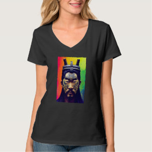 Traditional Samurai Warrior With A Modern Twist T-Shirt