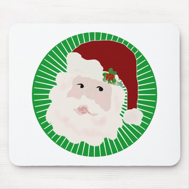 Traditional Santa Claus T-shirts and Gifts Mouse Mat (Front)
