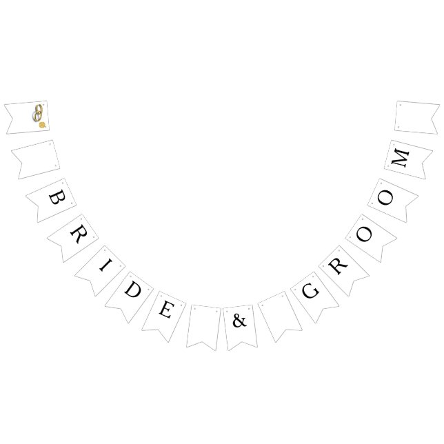 Traditional Scottish and Celtic Wedding Ring Theme Bunting (All)