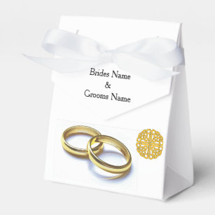 Traditional Scottish and Celtic Wedding Ring Theme Favour Box