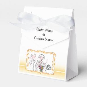 Traditional Scottish and Celtic Wedding Theme Favour Box