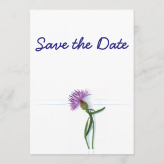 Traditional Scottish and Celtic Wedding Thistle Th Invitation