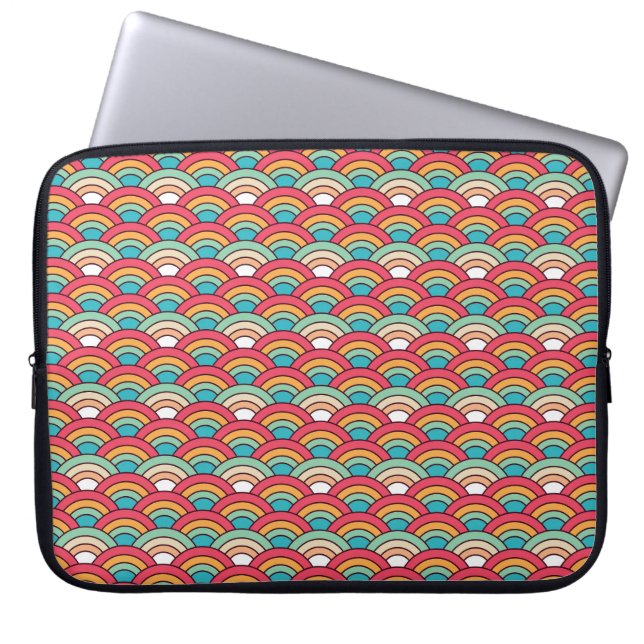 Traditional Seamless Pattern Elegant Design Laptop Sleeve (Front)