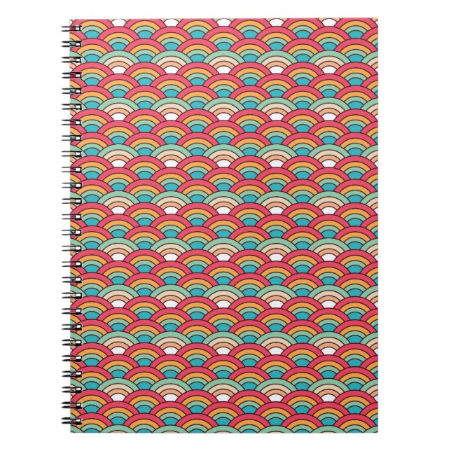 Traditional Seamless Pattern Elegant Design Notebook (Front)