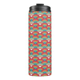 Traditional Seamless Pattern Elegant Design Thermal Tumbler