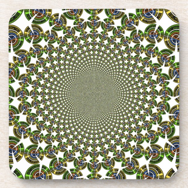 Traditional Seamless Sharks Coaster (Front)