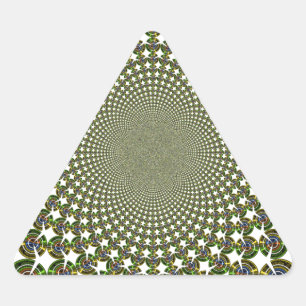 Traditional Seamless Sharks Triangle Sticker