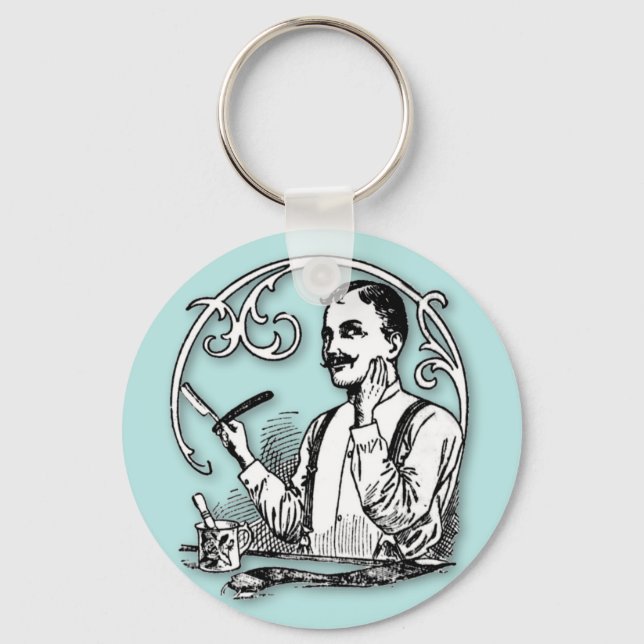 Traditional Shaver's Key Ring (Front)