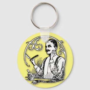 Traditional Shaver's Key Ring