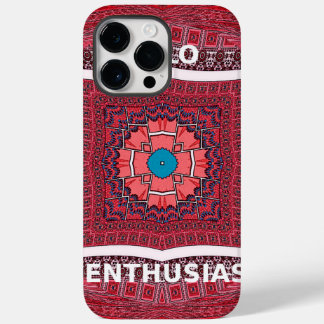 Traditional Sindhi Culture Ajrak Pattern Art Print Case-Mate iPhone 14 Pro Max Case