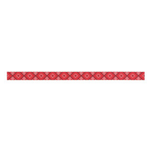 Traditional Slavic Ornaments Ribbon Grosgrain Ribbon