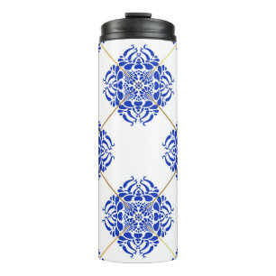 Traditional spain seamless pattern. Spanish cerami Thermal Tumbler