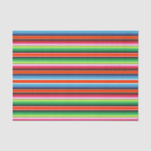 Traditional Spanish Serape Fiesta Mexican Blanket Tissue Paper