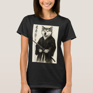 Traditional Sumi-e Aesthetic Warrior Japanese T-Shirt