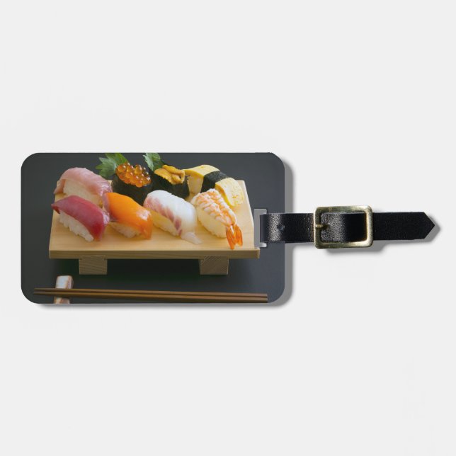 Traditional Sushi Platter – Japanese Elegance Lugg Luggage Tag (Front Horizontal)
